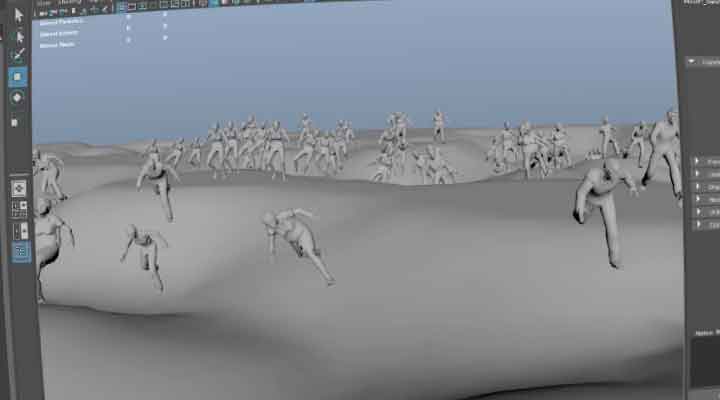 How to Set up Basic Crowds Using MASH.