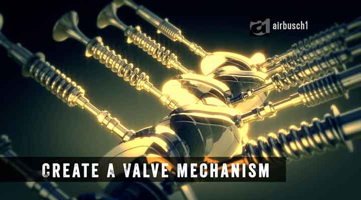 How to Animate a Valve Mechanism With Xpresso in C4D