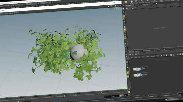 How to Auto-Rig and Simulate Plants in Houdini