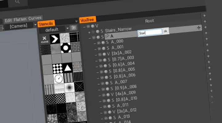Script Automatically Renames VoxTree Layers in 3DCoat