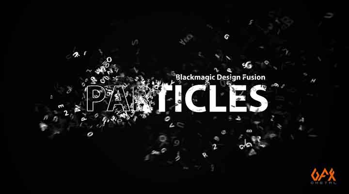 Generate Text from a Particle System in Fusion