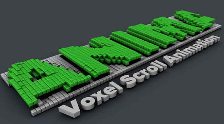 Working With C4D Volume Effector for Pixelized Titles