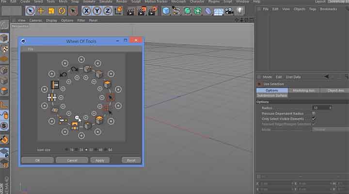C4D Dials to Get Drag and Drop Customization