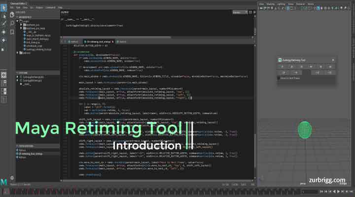 Chris Zurbrigg Shows How to Build a Retiming Tool With Maya