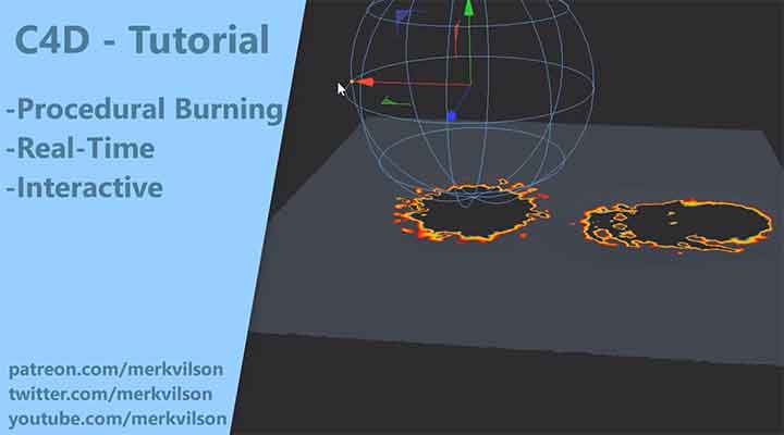 How to Create a Procedural Burning Effect in Cinema 4D