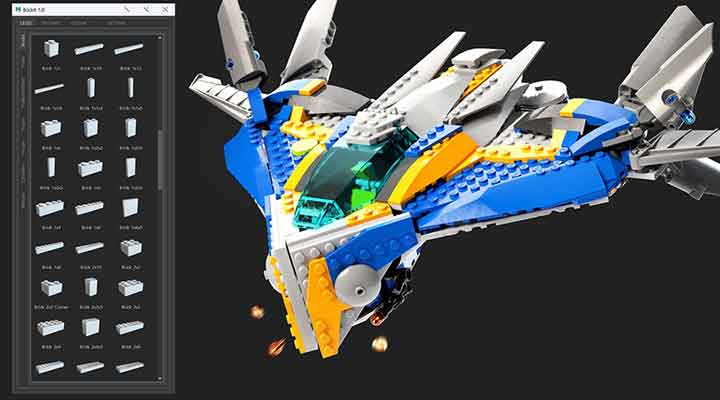 BrickIt Script Lets You Free-Form Build Lego in Maya