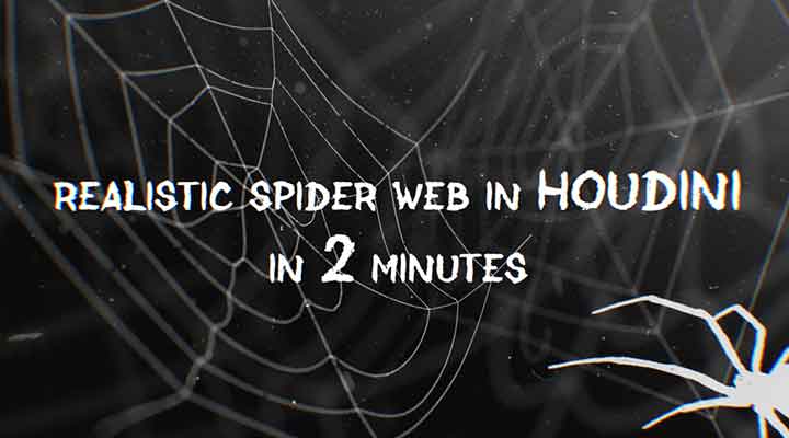 Create a Realistic Spider Web With Houdini in 2 Minutes