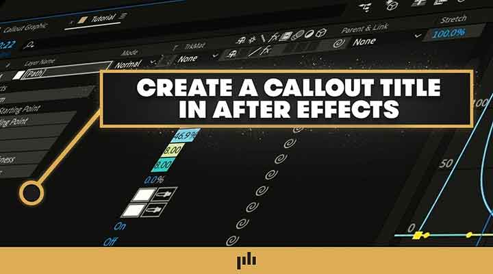 How to Create Simple Callout Elements With After Effects