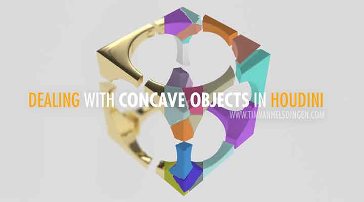 How to Deal With Concave Surfaces When Doing Collisions in Houdini