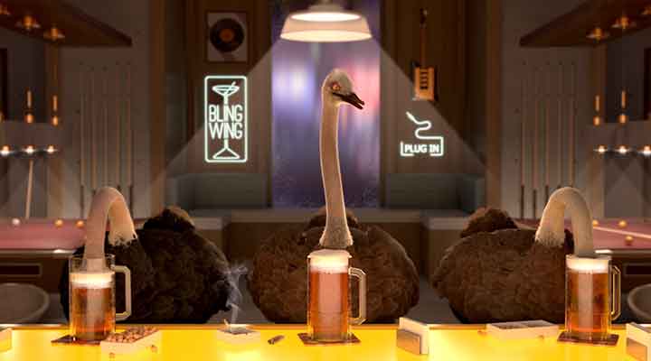 The Ostrich politic - Animation Short Film 2018 - GOBELINS