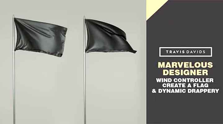 Creating a Waving Flag in Marvelous Designer