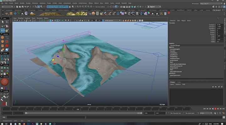 easy terrain river and ocean system