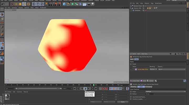 How to Blur a Vertex Map in Cinema 4D