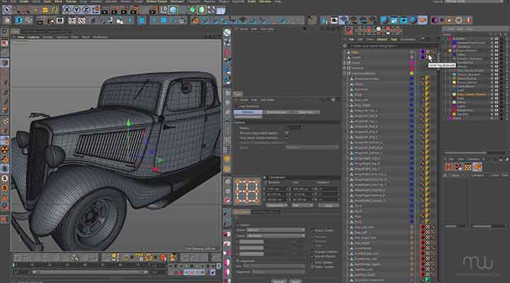 What a C4D Workflow Looks Like With RizomUV
