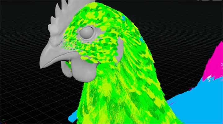 Feathers in Houdini, from Model to Groom to Render