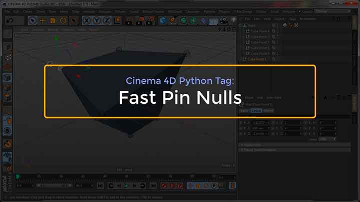 Free Cinema 4D Tag Pins Nulls to Vertices