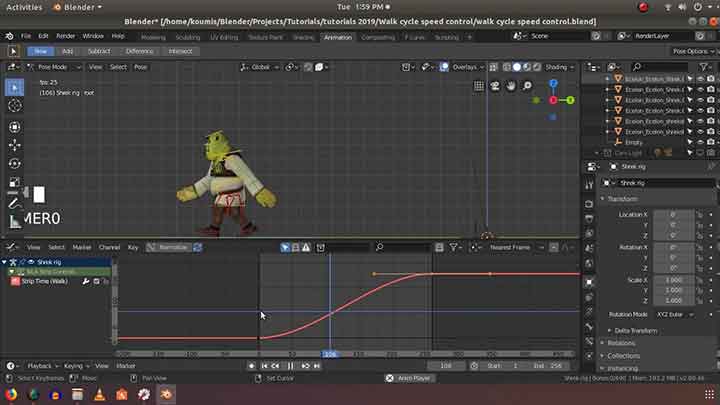 Reactor Mug tonight How to Adjust Walk Cycle Animation Speed in Blender - Lesterbanks