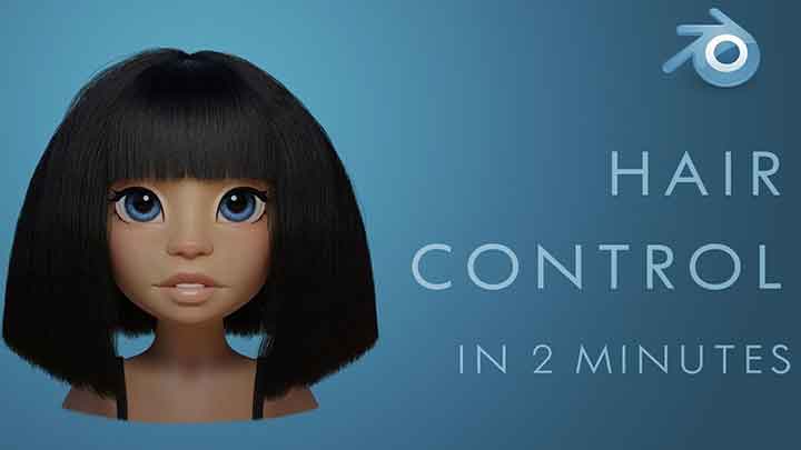 How to Control Hair in Blender With a Curve - Lesterbanks