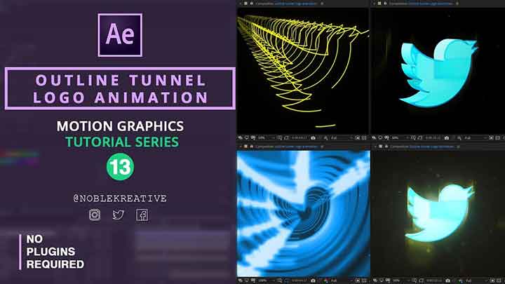 After Effects Tutoria: Dynamic Strokes Logo Reveal Tutorial 