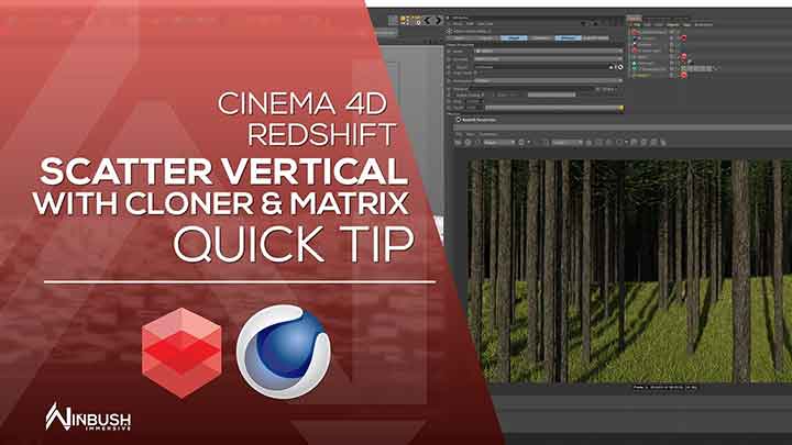 How to Keep Your Scattered Trees Vertical in C4D