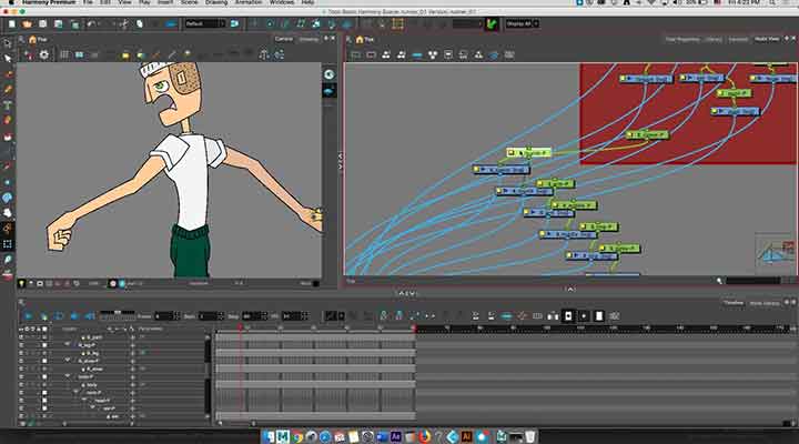 How to Rig a Character in Toon Boom With Deformers - Lesterbanks