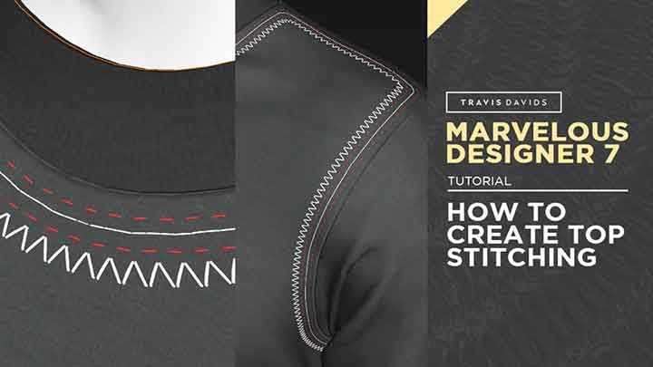 Working With Top Stitching in Marvelous Designer