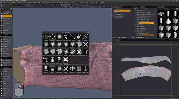 A Look at 3D Coat New Contextual Retopo Menus
