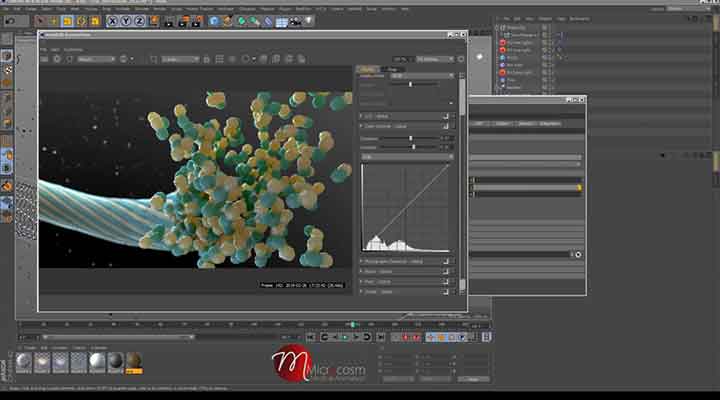 Building and Animating a Microtubule With C4D and Redshift