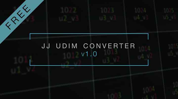 UDIM Converter Renames to a UDIM Format