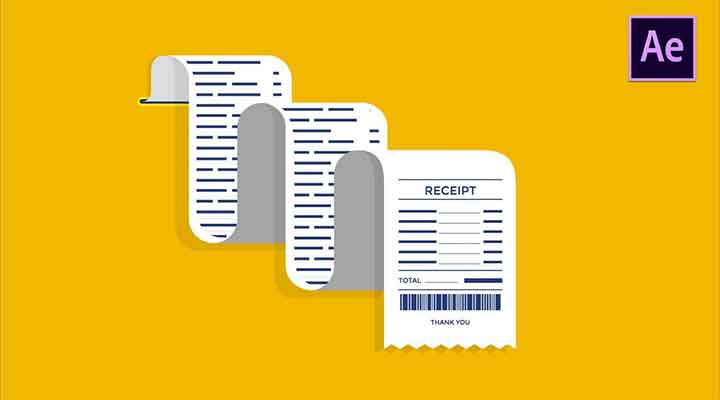 How to Create a Receipt Printout Animation in After Effects