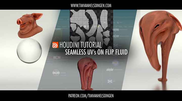 How to Get Seamless UVs on FLIP Fluids in Houdini