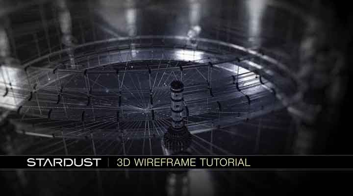 Create 3D Wireframes With Stardust in After Effects