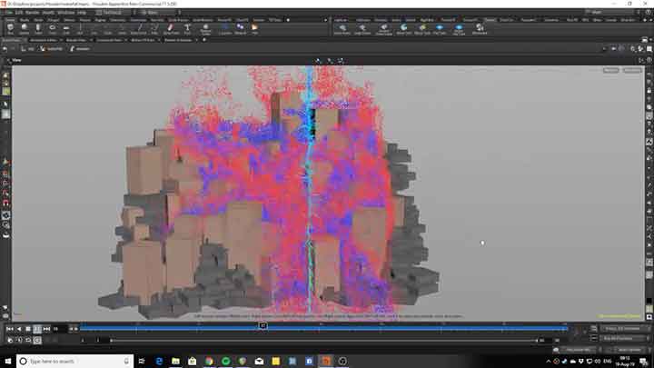 How to Get Whitewater by Mixing FLIP and SMoke Velocities in Houdini
