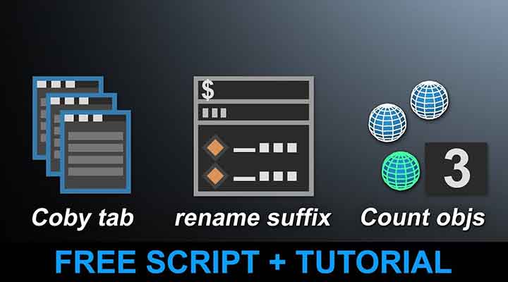 Use the Copy Tab in Maya to Prevent Losing Selections