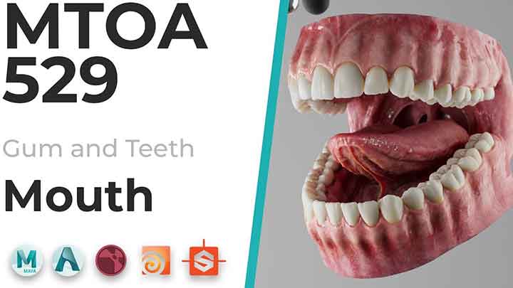 How to Create Hyper-Real Mouth Materials in Arnold