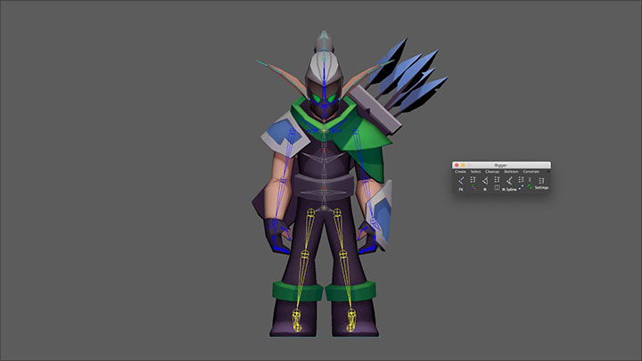 How to Rig a Character in Maya Using Rigger