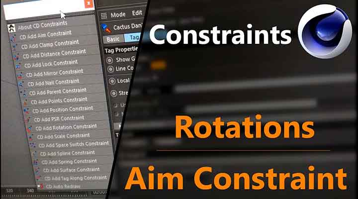 All About Rotations and Aim Constraints in C4D