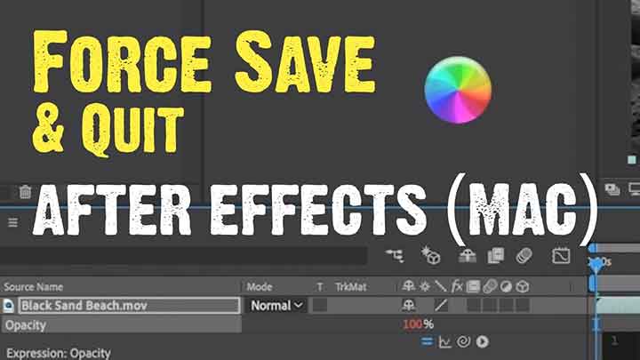 How to Force Ae to Save After Hanging