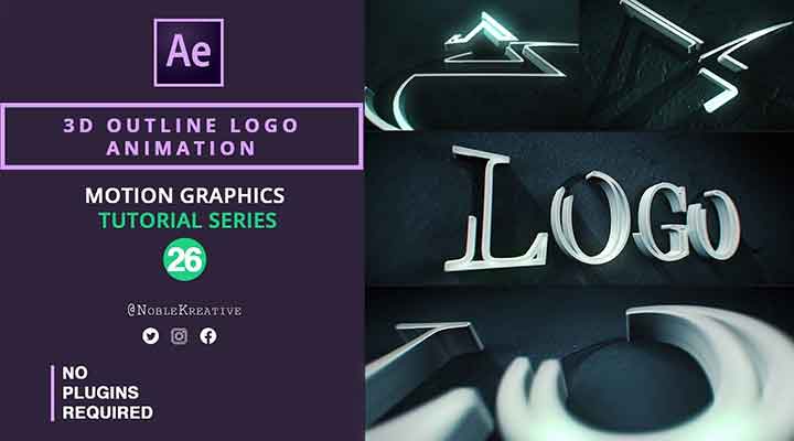 How to Grow a 3D Logo in After Effects - Lesterbanks