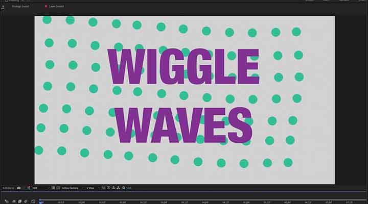 How to Use Wiggles to Create Wave in After Effects