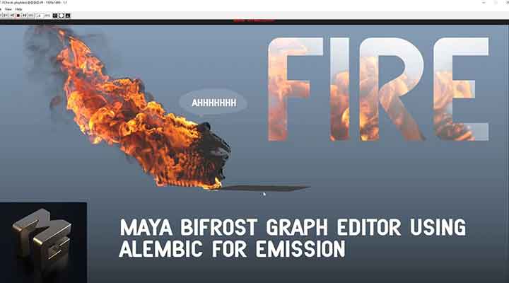 How to Use an Alembic Cache for Bifrost Fire Emission