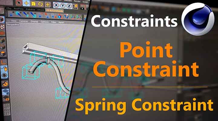 All About Point and Spring Constraints in Cinema 4D