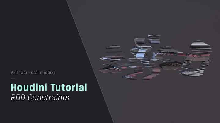 Slicing Type With Houdini by Using RBD Constraints