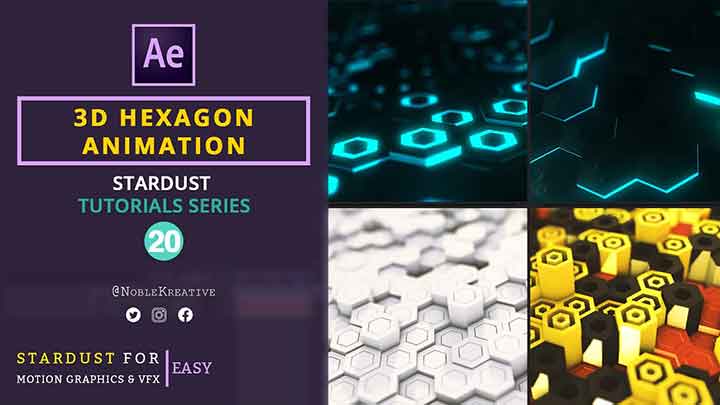 How to Create Animated Hexagon Tiles With Stardust