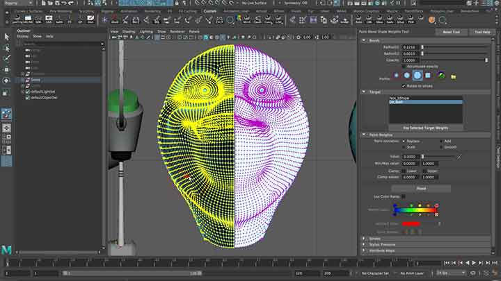 How to Split a Blend Shape Into Left and Right Sides