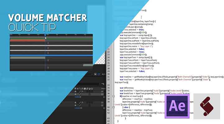 Match the Sound Volumes of Clips in Ae by Scripting