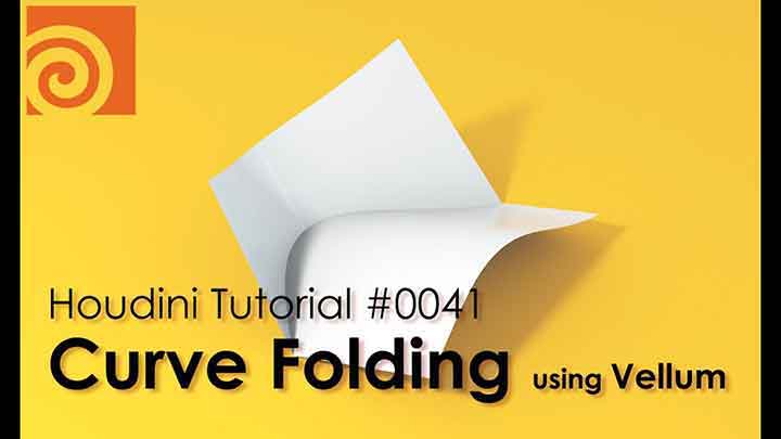 How to Fold Vellum With a Curve in Houdini