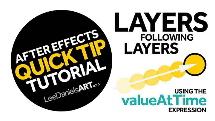 Easily have Layers Follow Layers in Ae Using Value At Time