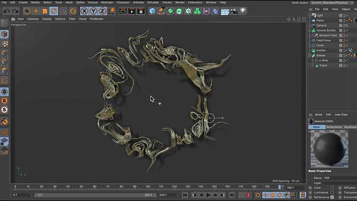 How to Create a Curl Noise Effect in C4D