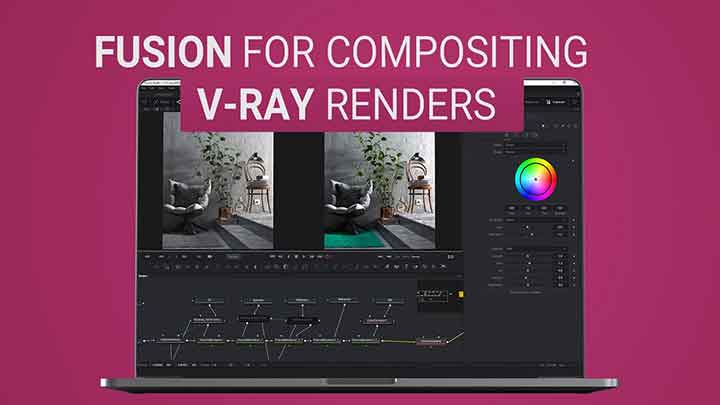 How to Composite Vray Render Elements in Fusion